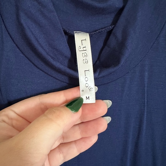 BLUE JERSEY DRESS - Picture 3 of 4